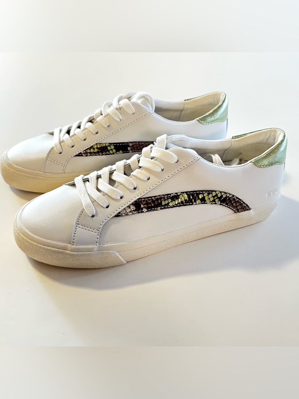 Madewell Sidewalk Low-Top Snake Embossed Sneaker